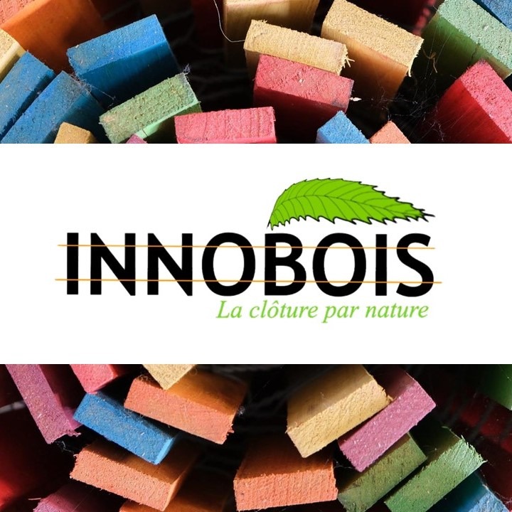 Ganivelles colorées en bois fabriquée par Innobois